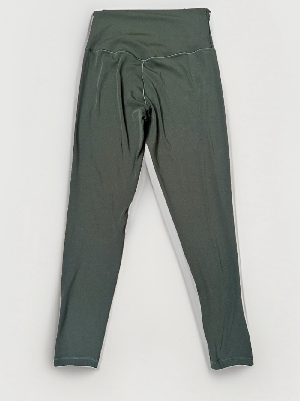 OFFLINE Aerie High Rise 7/8 Leggings Green Basque Dipped V-Waist Women M Stretch - Picture 3 of 7
